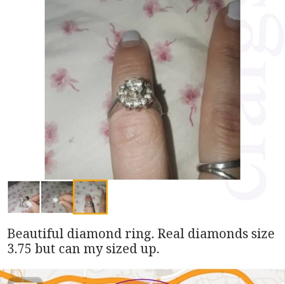 Diamond ring - Picture 3 of 4